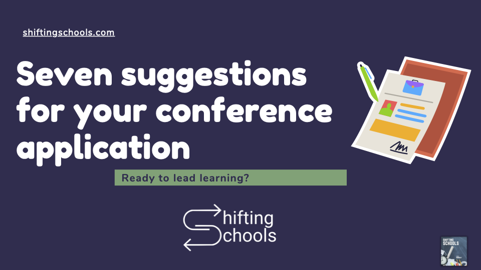 Seven Suggestions for your Conference Application